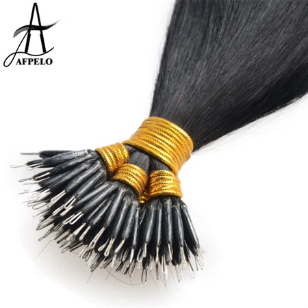 Straight Nano ring hair extension